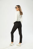 NL Heron Pull On Jeans - Black