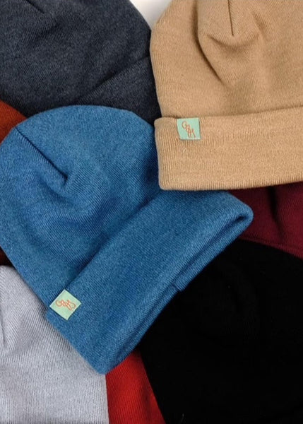 Merino Wool Base Beanie - 6 Colours