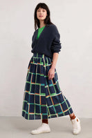 Mevagissey Skirt - Window Panes Maritime