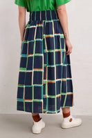Mevagissey Skirt - Window Panes Maritime