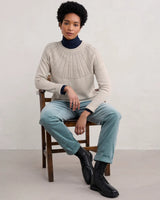 Stone Chat Jumper - Aran