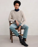 Stone Chat Jumper - Aran