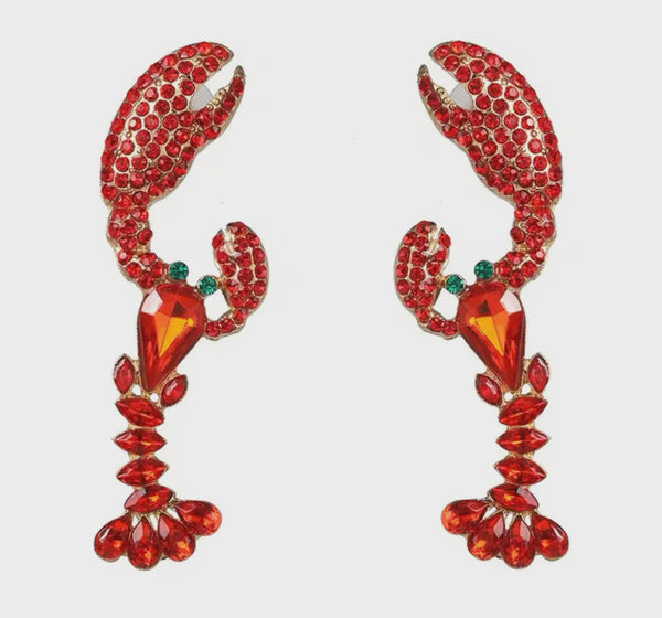 Rock Lobster Earrings