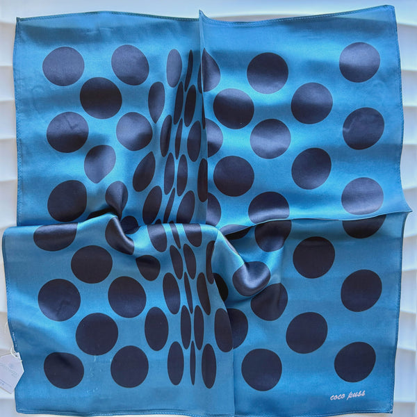 Spotty Dotty Silk Neck Scarf