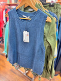 Zola Yak Crew Vest - Dark Aqua