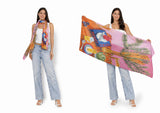 Artist Label Scarf - In the Bright Light Of Day..