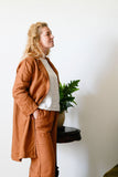 Jenna Linen Jacket - Tan