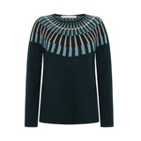Josephine Merino/Cotton Yoke Crew - Cold Green