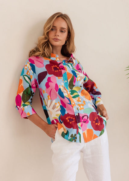 Bloom Burst 3/4 Sleeve Shirt