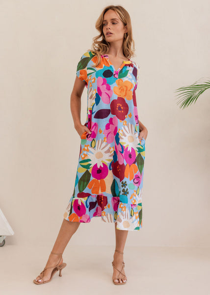 Bloom Burst Shift Dress