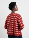 Kensa Cardigan - Circlet Deep Rust