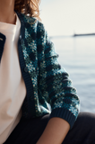 Kensa Organic Cotton Cardigan - Circlet Maritime Emulsion