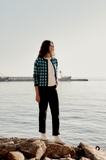 Kensa Organic Cotton Cardigan - Circlet Maritime Emulsion
