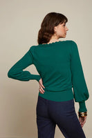 Audrey Bell Top - Green