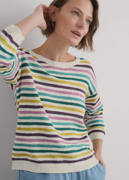 Knavock Jumper - Mini Cornish Orchid