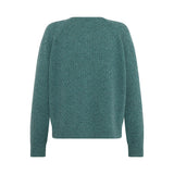 Korrine Lambswool Basket Cardi - Sea