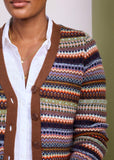 Lamorna Lane Cardigan - Weavinig Needle Gully Multi