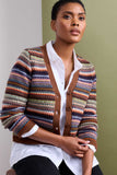 Lamorna Lane Cardigan - Weavinig Needle Gully Multi