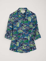 Larissa Shirt - Sketchbook Trees Sea Cave