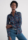 Larissa Shirt - Dye Strokes Dark Lugger
