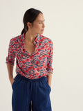 Larissa Shirt - Echinacea Stems Rosehip