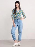 Larissa Shirt - Zennor Blooms Chalk