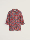 Larissa Shirt - Echinacea Stems Rosehip