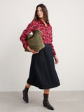Larissa Shirt - Winter Wildflower Carmine