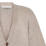 Limone Linen Cardigan - Sand