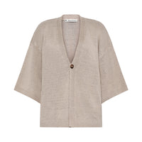 Limone Linen Cardigan - Sand