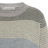 Louise Lambswool Structure Knit - Grey