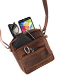 Leather Shoulder Bag - Oliver
