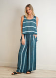 Mia Pants - Gemstone Blue Stripe