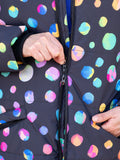 Night Polka Longline Puffer Jacket