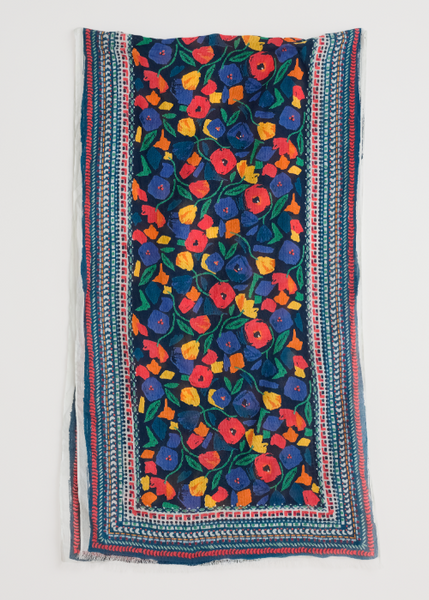 May Garland Scarf - Zennor Blooms Border Mix
