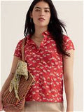 Rushmaker Shirt - Echinacea Stems Tomato