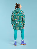 Leaves & Blooms Longline Raincoat