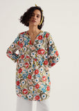 Op Art Tunic - Summer Shadows Chalk