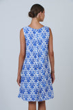 Cotton Shift Dress - Cycladic Oak