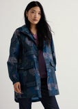 Packable Raincoat - Inked Patchwork Maritime