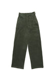 Peggy Sue Long Velvet Pants - Forest