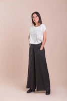 Ollie Linen Pants - Carbon