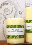 Persian Lime & Lemongrass Pillar Candle - 50 hours