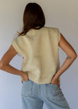 Petal Wool Embroidered Vest