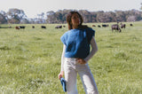 Pippi Wool Vest - Pacific Blue