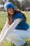 Pippi Wool Vest - Pacific Blue
