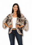 Silk Chiffon Artists Kimono - Calm Rescue Story