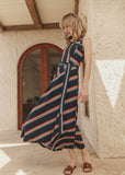 Retro Stripe Roller Dress