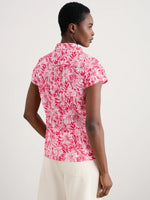 Rushmaker Shirt - Stream Flower Scarlet