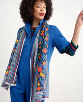 May Garland Scarf - Zennor Blooms Border Mix